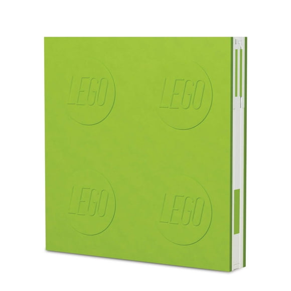 LEGO Stationery Locking Notebook with Gel Pen - Lime (52442)