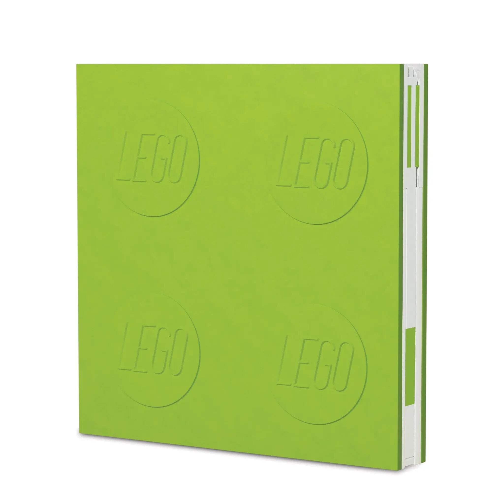 LEGO Stationery Locking Notebook with Gel Pen - Lime (52442)
