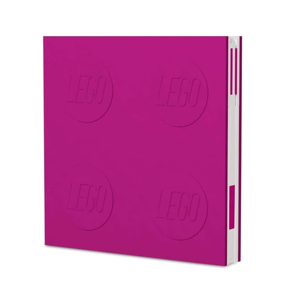 LEGO Stationery Locking Notebook with Gel Pen - Violet (52438)