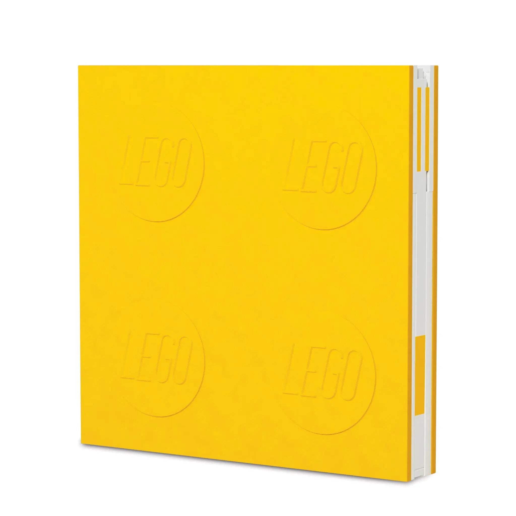 LEGO Stationery Locking Notebook with Gel Pen - Yellow (52441)