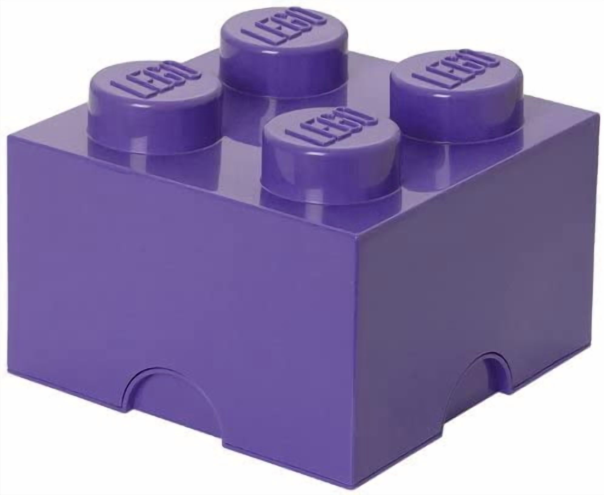 Room Copenhagen: LEGO Storage Brick - 4 Knobs Lid, White - 9.8 x
