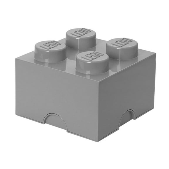 LEGO Storage Brick 4, Medium Stone Grey