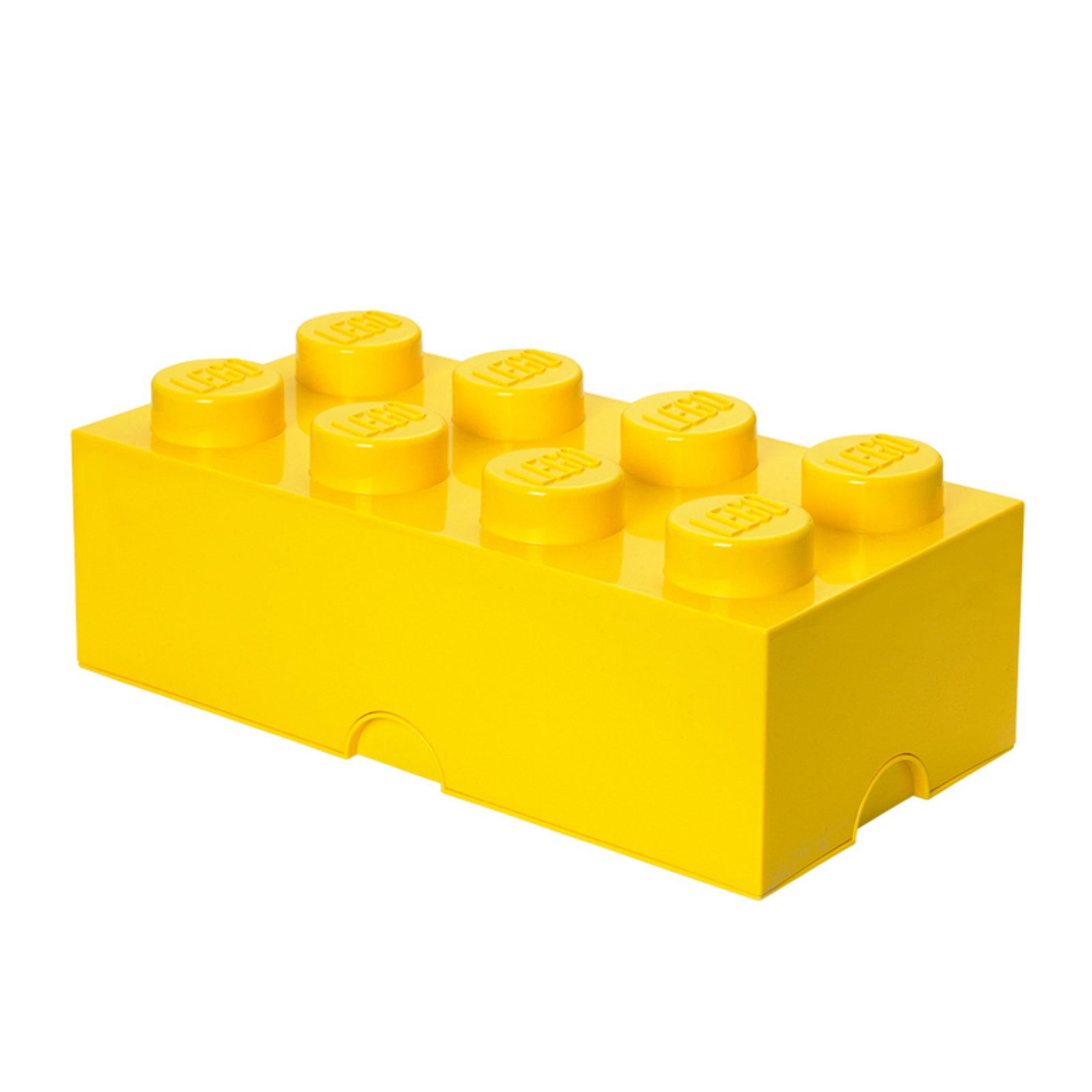 LEGO Storage 8 Brick Toy Box, Lime Green - Walmart.com