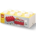 thumbnail image 1 of Room Copenhagen: LEGO Storage Brick - 8 Knobs Lid, White - 19.7 x 9.8 x 7.1", Stackable Plastic Container, Holds 1600 Blocks, Toy Home Organizer Box, 1 of 7