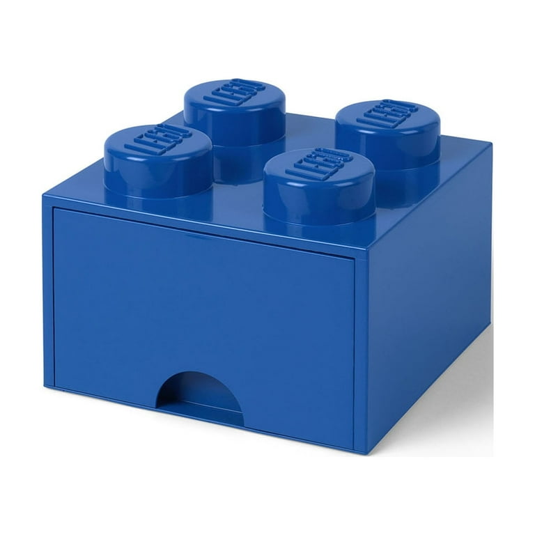 Lego Storage Brick Drawer 4 Bright Blue