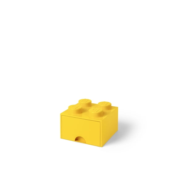 LEGO Storage Brick Drawer 4, Bright Yellow
