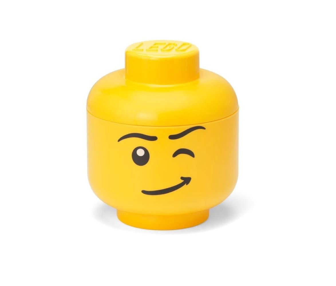 LEGO Storage Products: 40310800 Small Head Yellow - Winking Boy