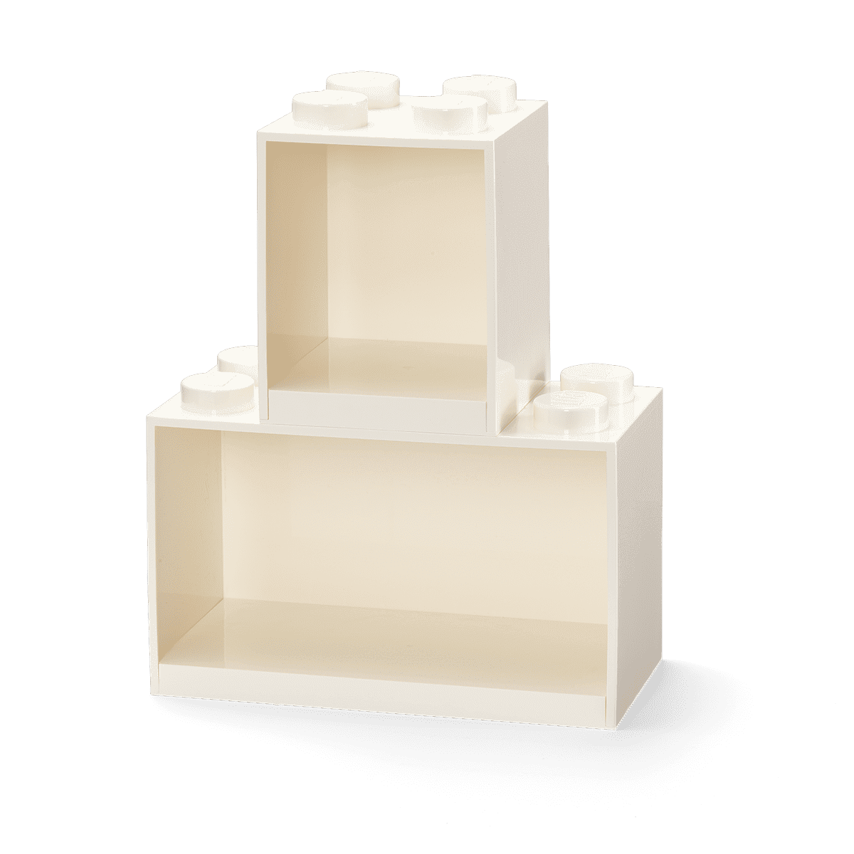 LEGO Storage Products: 41171735 Brick Shelf Set 4 Stud & 8 Stud Box Shelves - White