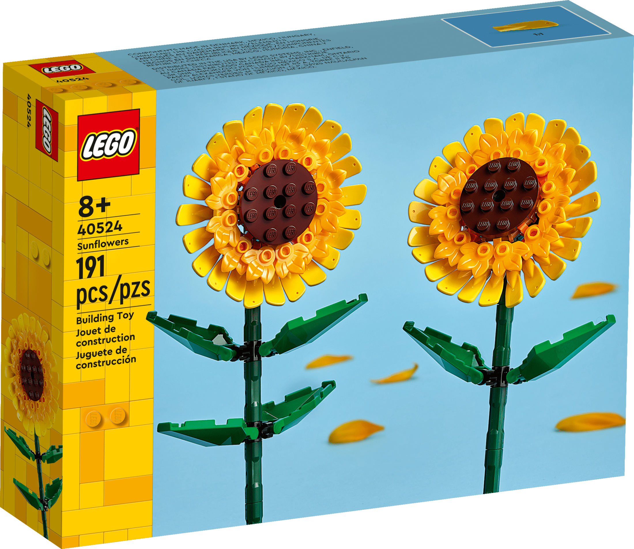 Lego Botanical Collection Flower Bouquet 10280 and Chocolate Box & Flower  30411
