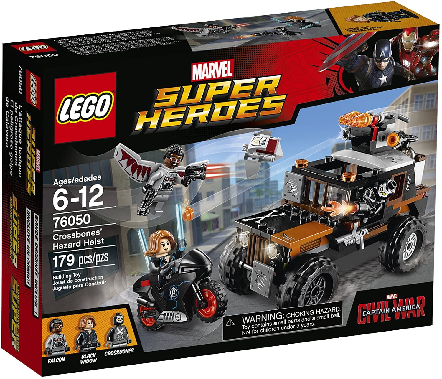 LEGO Super Heroes Crossbones Hazard Heist 76050 Building Kit 179