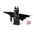 thumbnail image 1 of LEGO Super Heroes DC Batman Minifigure - Batman (in Black Suit with Outstretched Batcape and Bat-a-rang) 76158, 1 of 5