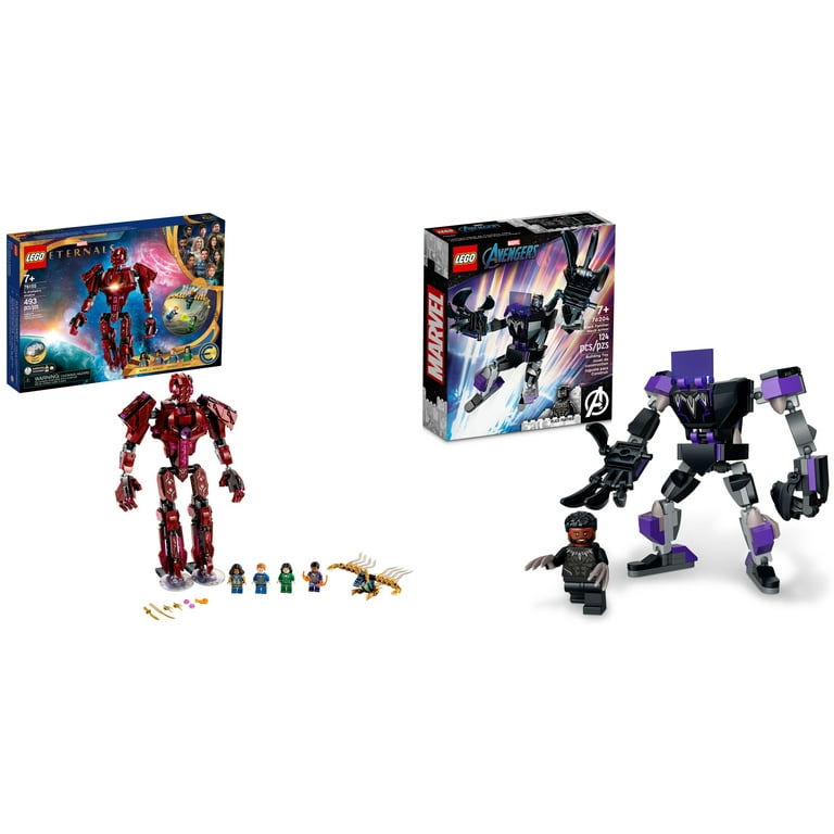 LEGO Super Heroes In Arishem's Shadow 76155 with Bonus LEGO Marvel Black  Panther Mech Armor 76204 Building Set (617 Pieces)