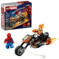 thumbnail image 1 of LEGO Marvel Spider-Man vs. Ghost Rider Motorcycle Building Toy for Boys & Girls, Ages 6+ - Super Hero & Villain Playset W/2 Marvel Minifigures - Gift Idea for Kids & Fans - 76335, 1 of 8