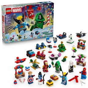 LEGO Marvel Advent Calendar 2026 - Christmas Advent Calendar for Kids, Ages 6+ - Family Holiday Activity - Includes Festive Marvel Minifigures - 76340