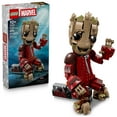 thumbnail image 1 of LEGO Marvel Ravager Jumpsuit Groot Building Toy for Boys & Girls - Poseable Display & Play Figure W/Detonator Device & Adjustable Eyebrows for Kids, Ages 10+ - Gift Idea for Birthdays - 76341, 1 of 8