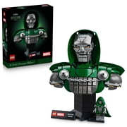 LEGO Marvel Doctor Doom Bust - Building Set for Adults, Ages 18+ Marvel Avengers Model Kit - Bedroom, Shelf or Home Office Decor for Men & Women - Gift for Super Hero Fans - 76345