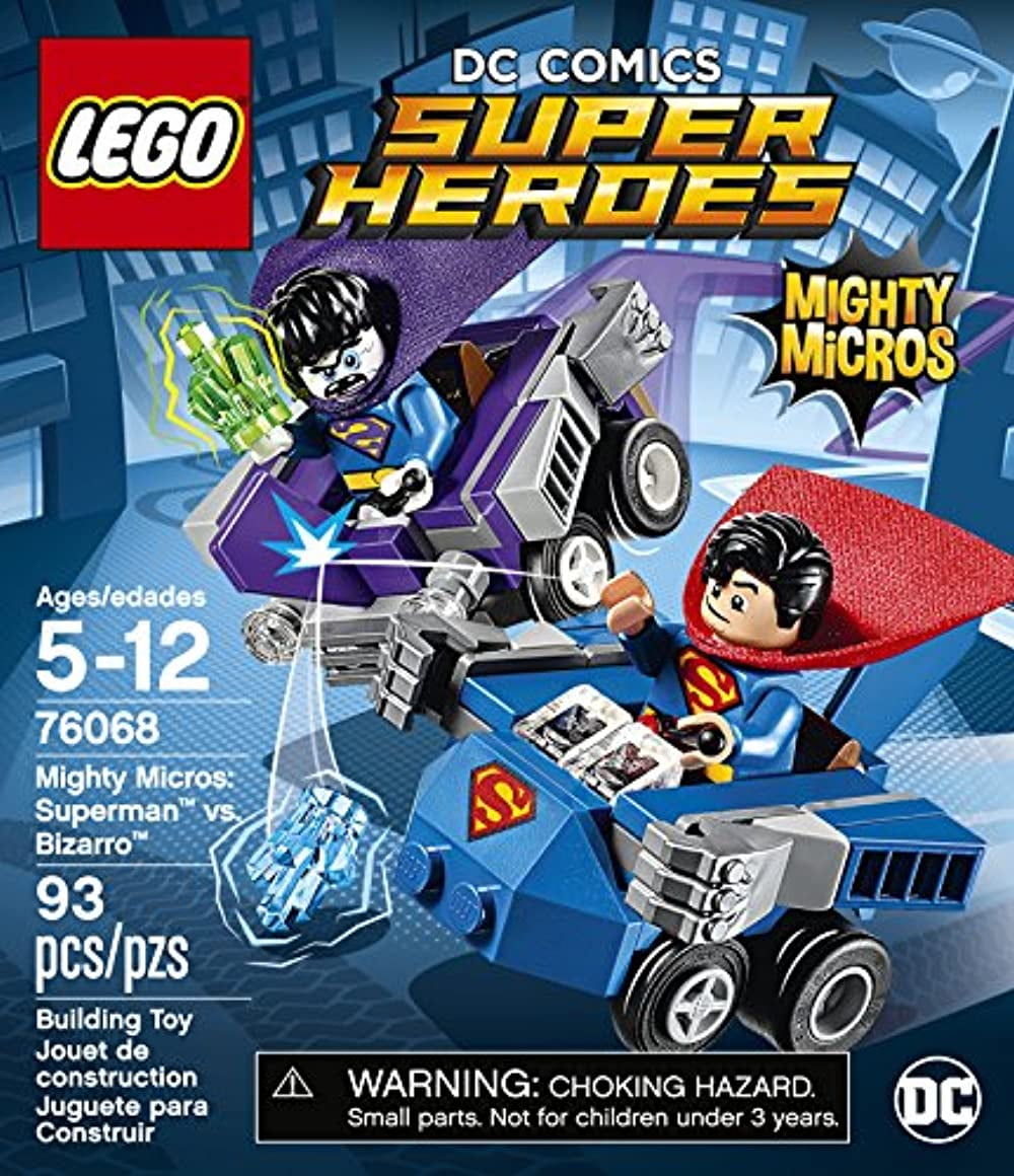 DC Mighty Micros Superman vs Bizarro Set LEGO 76068 - Walmart.com