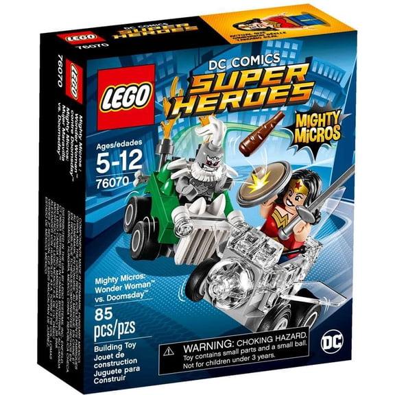 Pre-Owned LEGO Super Heroes Mighty Micros: Wonder Woman Vs. Doomsday 76070 Building Kit