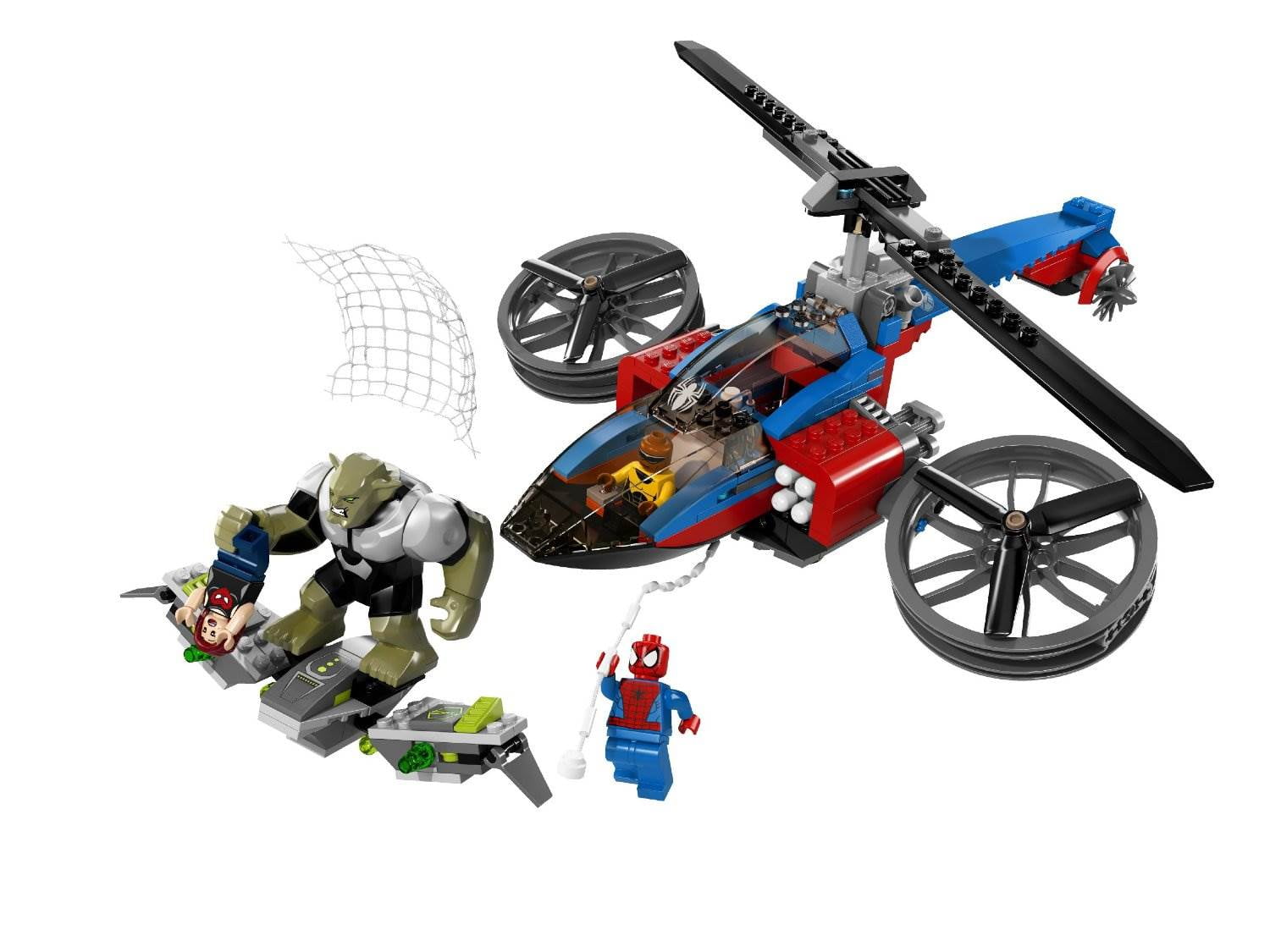 LEGO Super Heroes Spider-Helicopter Rescue Play Set