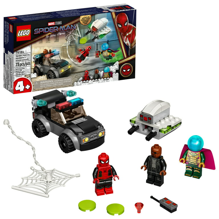 LEGO Super Heroes Spider-Man vs. Mysterio's Drone Attack 76184 Building Set  (73 Pieces) 