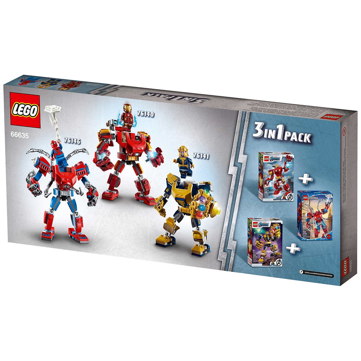 LEGO Super Heroes Tri(3)-pack, Iron Man, Thanos, & Spider-Man