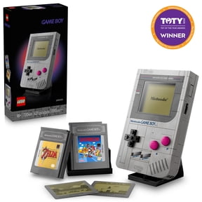 LEGO Super Mario Game Boy - Retro Building Sets for Adults, Ages 18+ - Gift for Gamers - Collectible Model with Game Paks and Display Stand - 72046