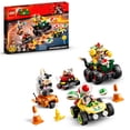 thumbnail image 1 of LEGO Super Mario: Mario Kart – Bowser's Rumbling Race - Building Toy for Boys & Girls, Ages 7+ - Toy Cars for Kids - 4 Mario Figures & 4 Karts - Gift for Birthdays - 72058, 1 of 8