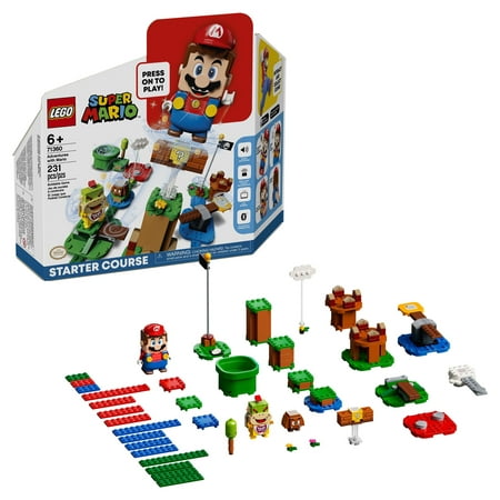 LEGO Super Mario Adventures Starter Course Set 71360, Buildable Toy Game, Birthday Gift for Super Mario Bros Fans and Kids 6 Plus Year Old with Bowser Jr. and Interactive Super Mario Figures