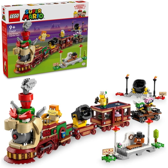 LEGO® Super Mario Bowser Express Train 71437 - Creative Toy Building Set With Nintendo® Characters For Ages 9 And Up (1392 Pieces)