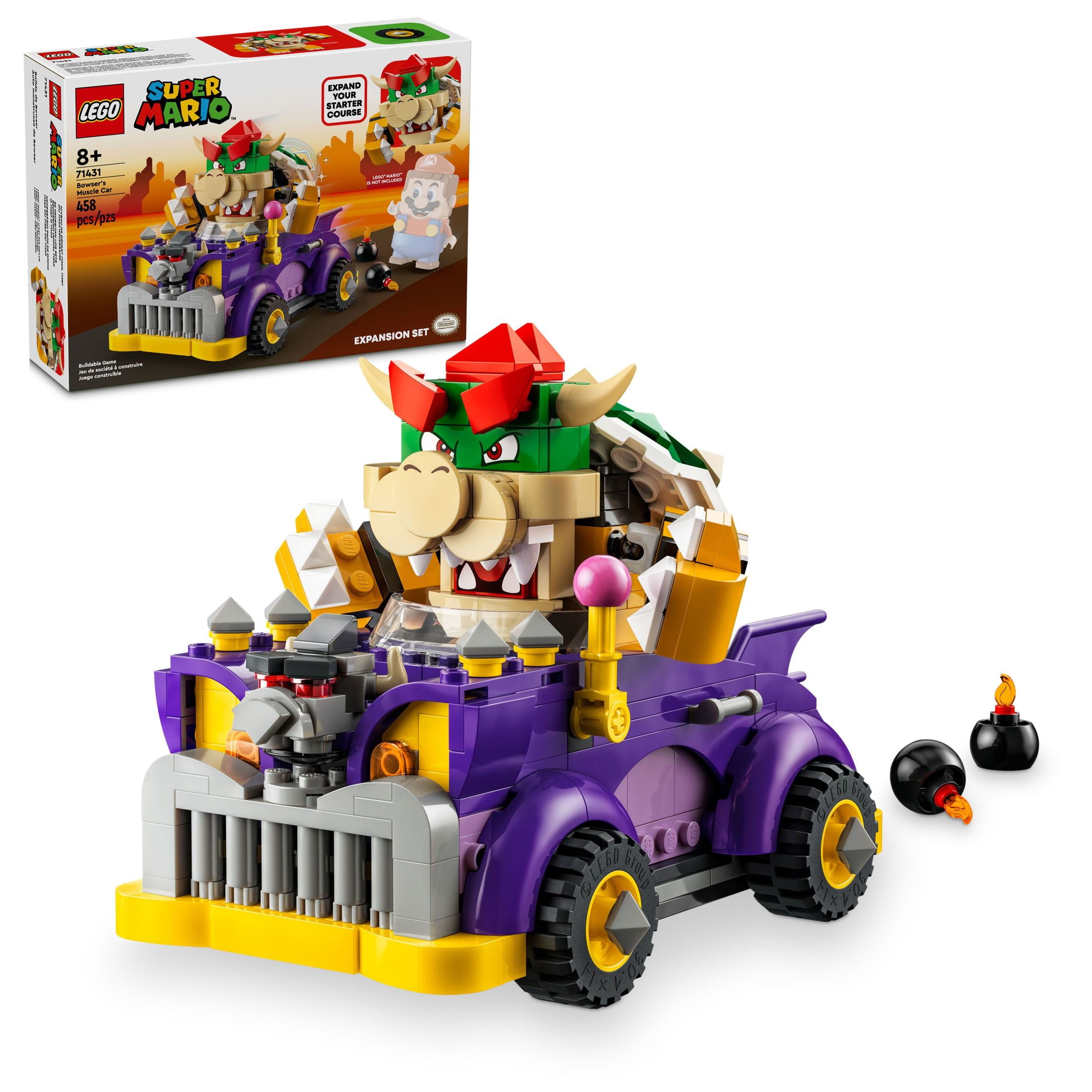 LEGO Super Mario Bowser Jr.'s Clown Car Expansion Set 71396 (Retiring Soon)  by LEGO Systems Inc.