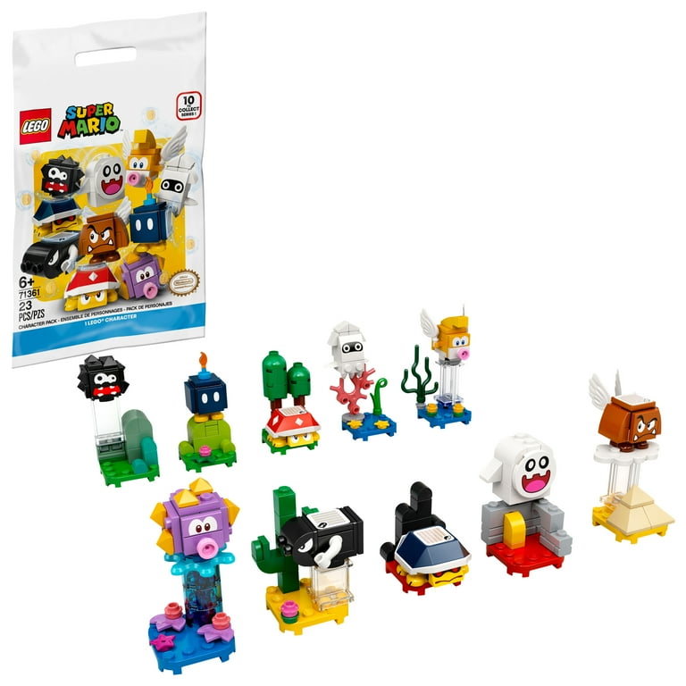 LEGO Super Mario Character Packs 71361 Collectible Building Toy Figures for Kids and Video Game Fans 1 Random Pack