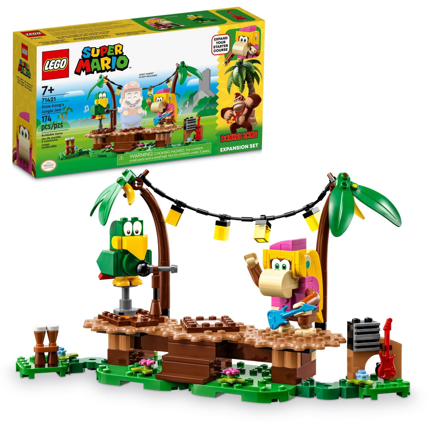 LEGO Super Mario Dixie Kong's Jungle Jam Expansion Set 71421 LEGO Super Mario Dixie Kong's Jungle Jam Expansion Set 71421