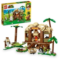 LEGO Super Mario Donkey Kong's Tree House Expansion Set - Building Toys for Boys & Girls, Ages 8 Years - Pretend Play Toy Figures & Playsets - Gifts for Kids - 71424