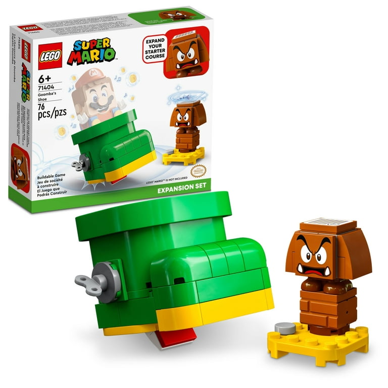 LEGO Super Mario Goomba's Shoe Expansion Set 71404, Collectible Game, with Goomba Figure, Gifts for Kids, Boys, 6 Plus Year Old - Walmart.com