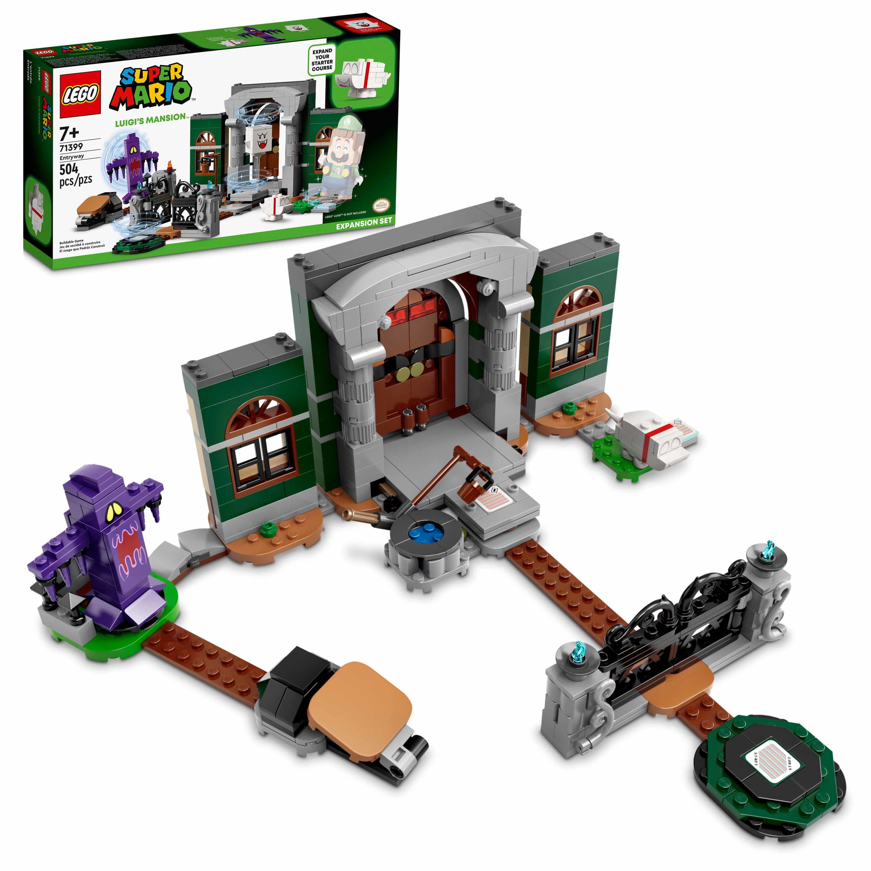 LEGO Super Mario Luigis Mansion Entryway Expansion 71399 Building Set (504 Pieces)