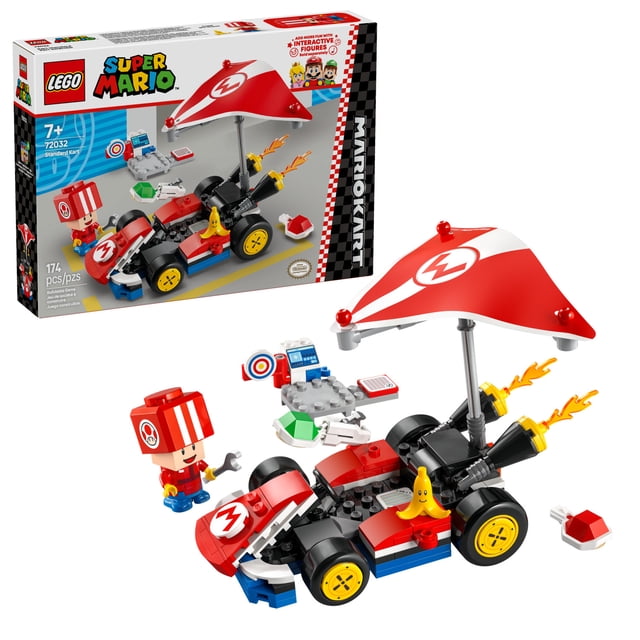 LEGO Super Mario: Mario Kart Standard Kit - Collectible Toy Building Set for Kids, Boys and Girls, Ages 7+ - Nintendo Mario Kart Toy for Fans - Birthday Gift Idea - 72032