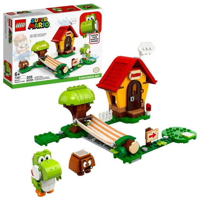 LEGO Super Mario Mario’s House & Yoshi Expansion Set 71367 Building Toy for Kids (205 Pieces)