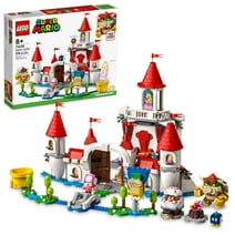 LEGO Super Mario Peach’s Castle Expansion Set 71408, Buildable Game Toy, Gifts for Kids Aged 8 Plus with Time Block plus Bowser and Toadette Figures, to Combine with Starter Course