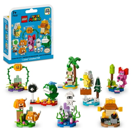 LEGO Super Mario Series 6 Character Pack Action Figure, with Action Tag