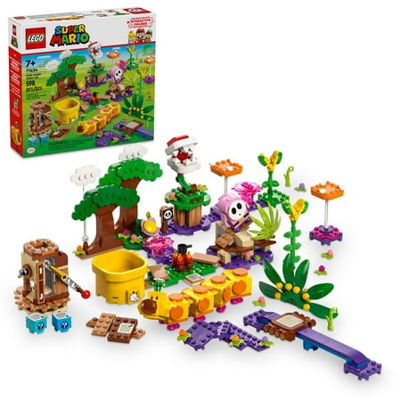 LEGO - Super Mario Soda Jungle Maker Set, Wiggler Toy and Mario Playset 71434