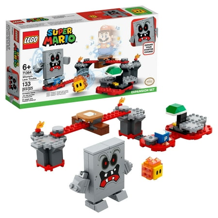 LEGO Super Mario Whomp’s Lava Trouble Expansion Set 71364 Building Set (133 Pieces)