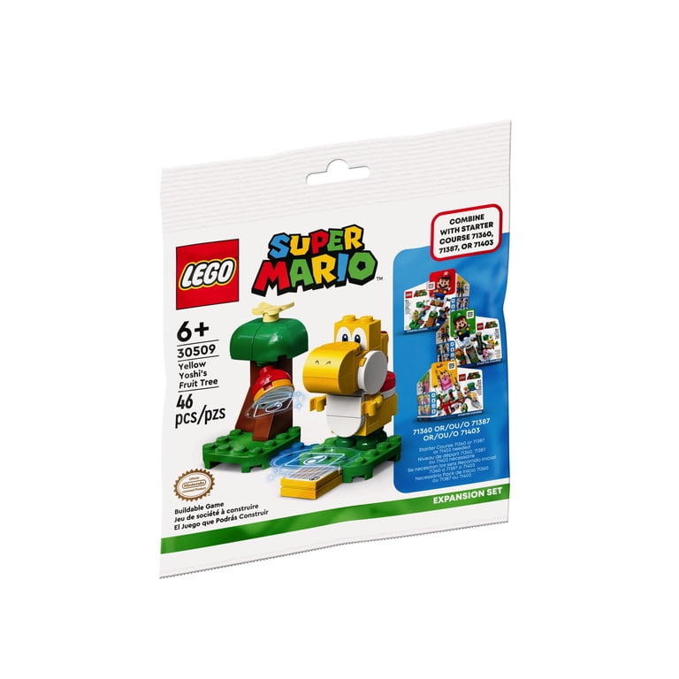 LEGO Super Mario Yellow Yoshi's Fruit Tree Expansion Set, 46