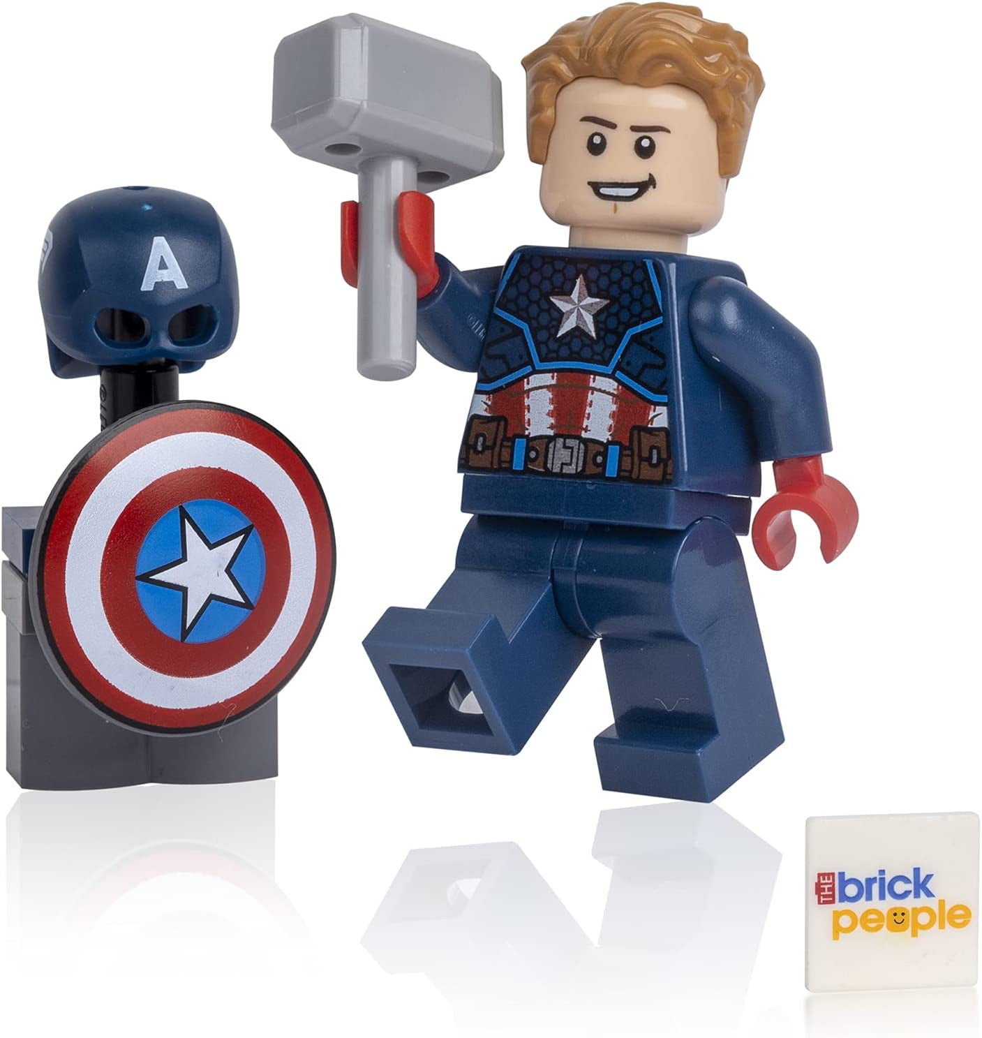 Minifigure LEGO® Marvel - Captain America - Super Briques