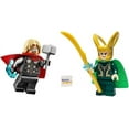 thumbnail image 1 of LEGO Superheroes: Thor and Loki Minifigures with Mjolnir and Staff, 1 of 5