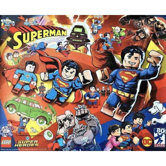 LEGO Superman DC Super Heroes 2018 San Diego Comic-Con 16x20 poster