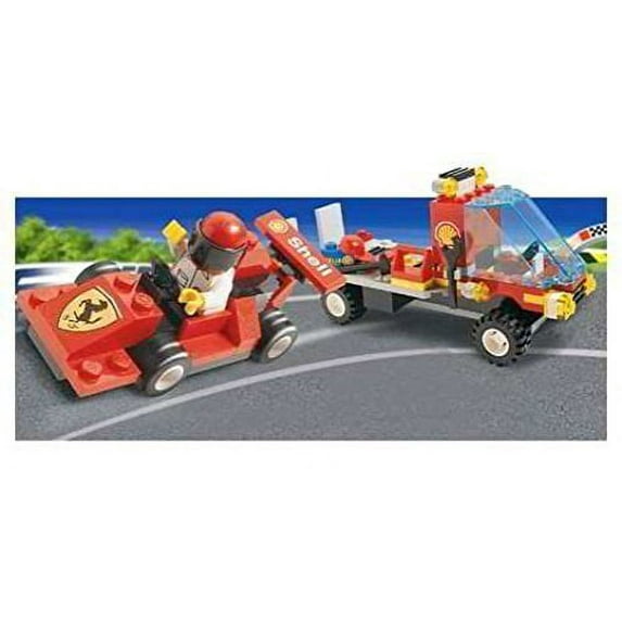 LEGO System Shell Car Transporter with Ferrari Race Car 1253