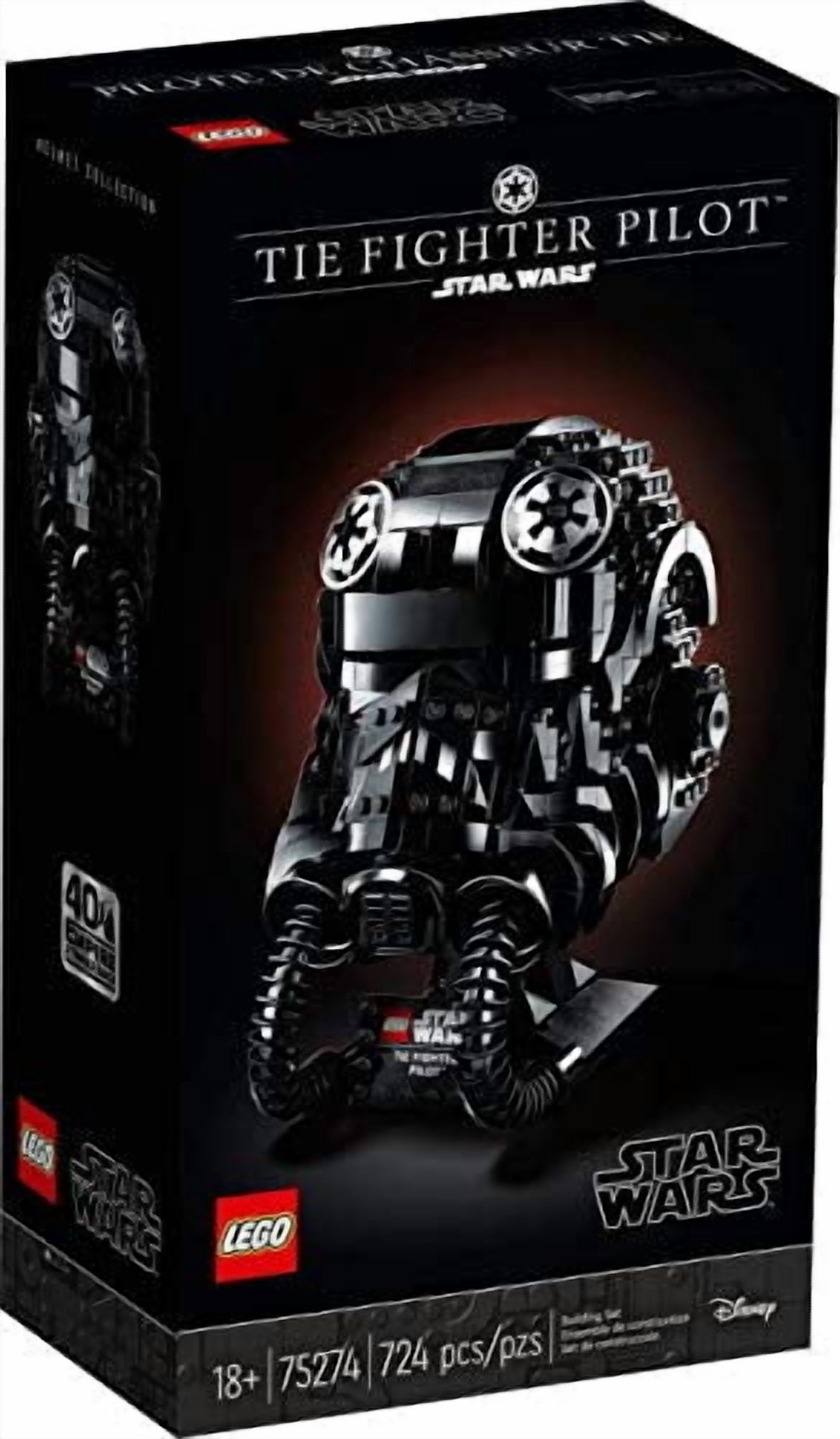 LEGO Star Wars TIE Fighter Pilot Helmet 75274 Display Model