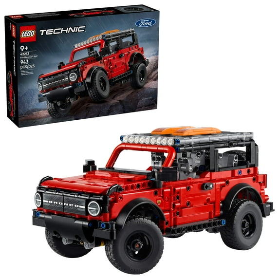 LEGO Technic Ford Bronco Kids Toy Car - Building Toy for Boys and Girls, Ages 10+ - Car Toy and Model Kit - Gift for Birthdays - Authentic Ford Bronco Trim & Details - 42213