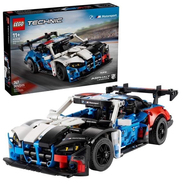LEGO Technic BMW M4 GT3 EVO Race Car Toy - Building Toy for Boys & Girls, Ages 11+ - Model Car Display Kit for Bedroom Decor - Gift for Birthdays - 42226
