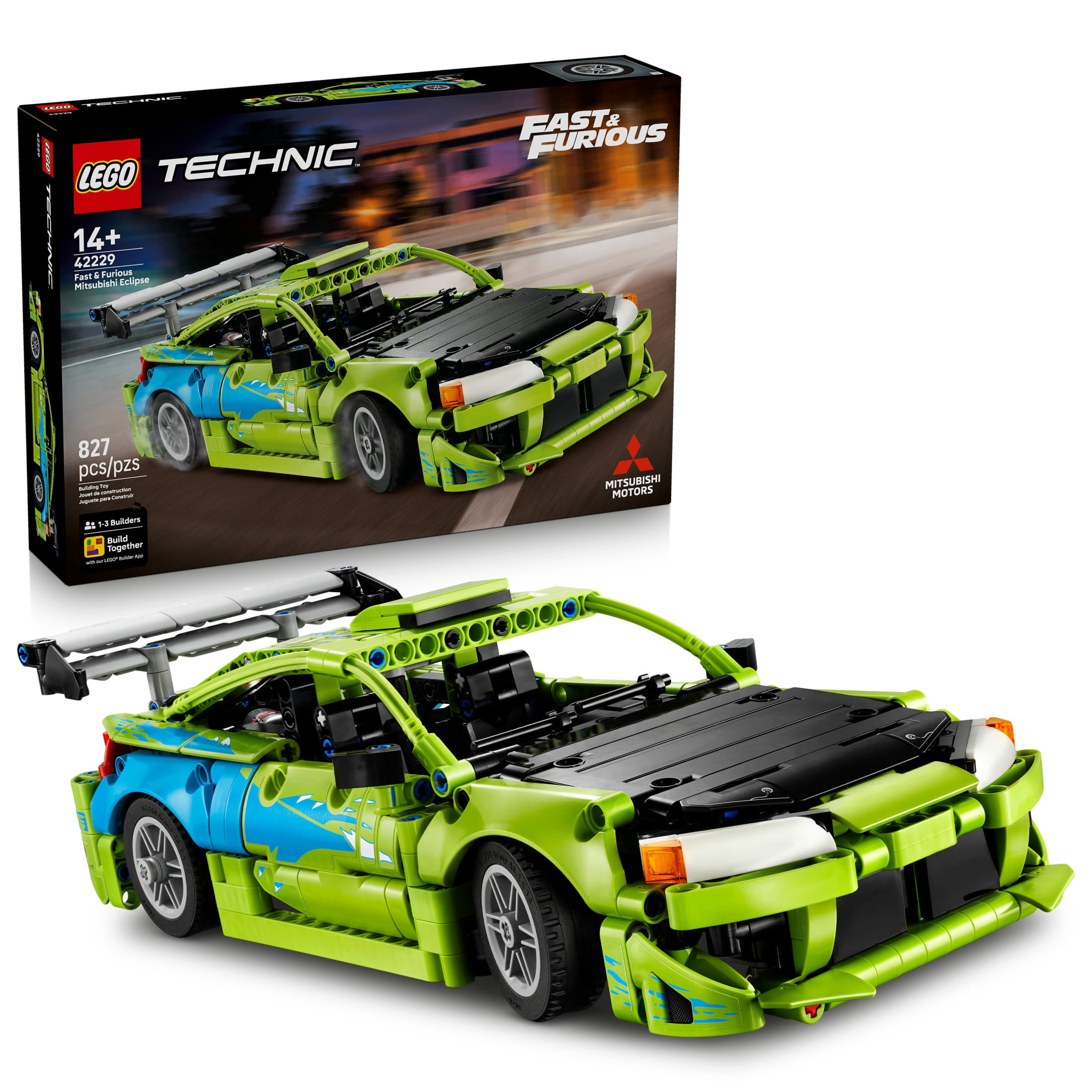 LEGO Technic Fast and Furious Mitsubishi Eclipse Car - Building